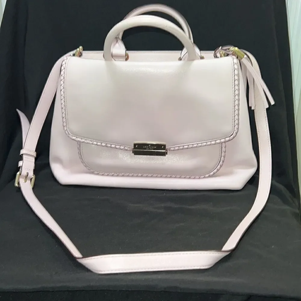 Kate spade leather Shoulder bag tote pink gold
